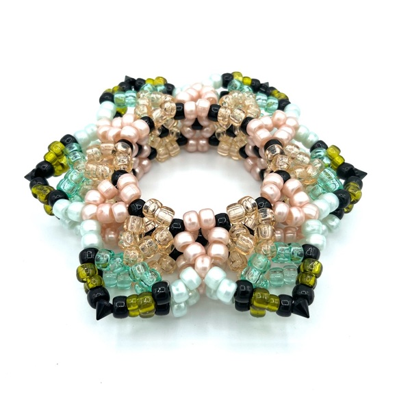 🏵🍉”Starfruit” Kandi Cuff - Picture 2 of 4